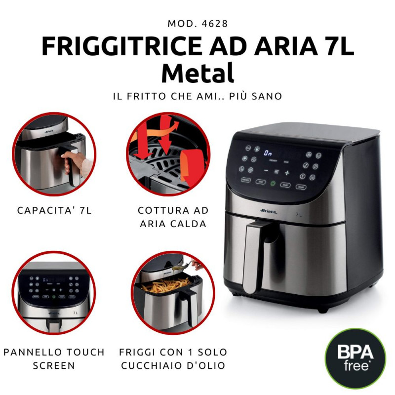 Friggitrice Ad Aria L Ariete Metal Ariete Store