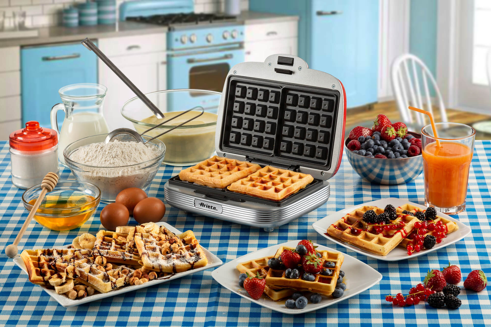 Ambiano Ariete 187 Waffle Maker Party Time Machine pour gaufres