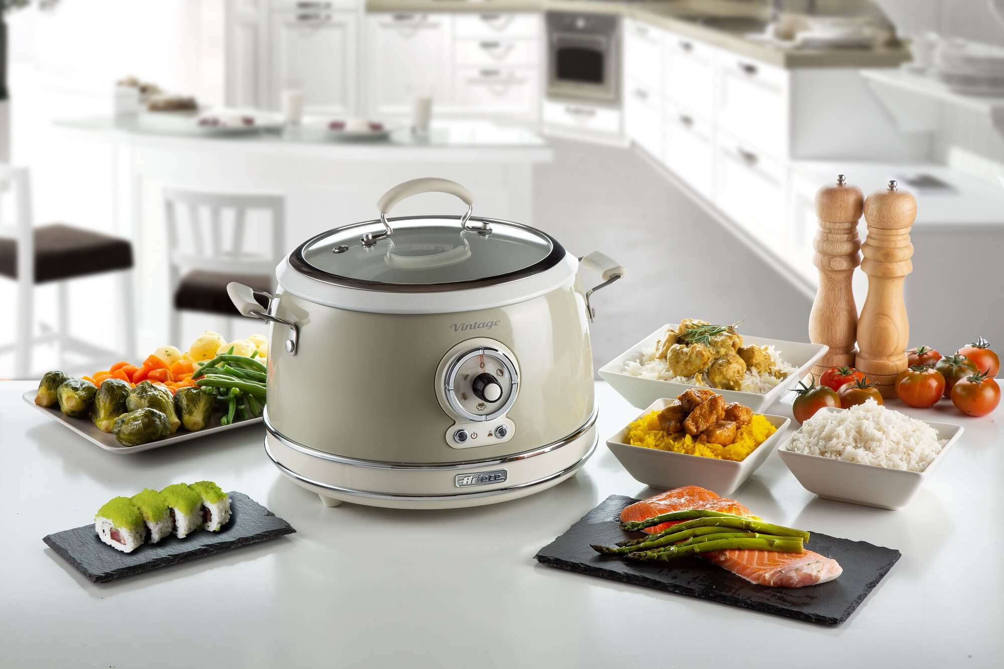 Electric Beige Rice Cooker | Rice Cooker & Slow Cooker | Ariete